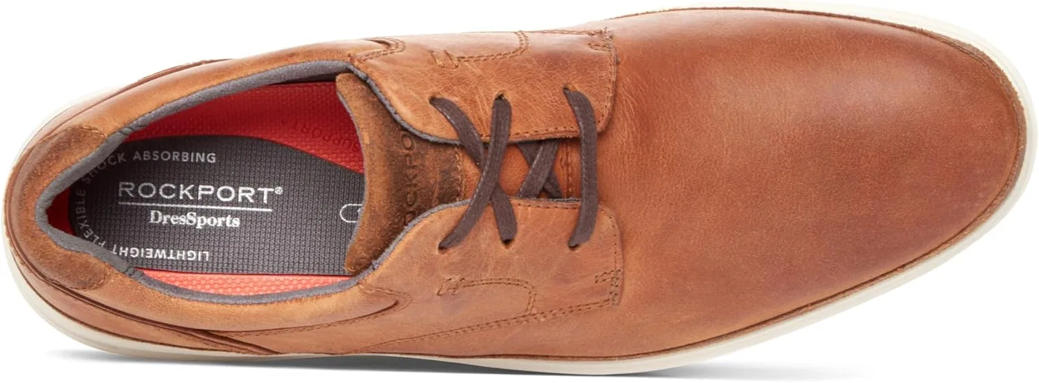 Мужские спортивные ботинки Rockport Dres Sports 2 Go с простым носком, New Caramel — фото 3