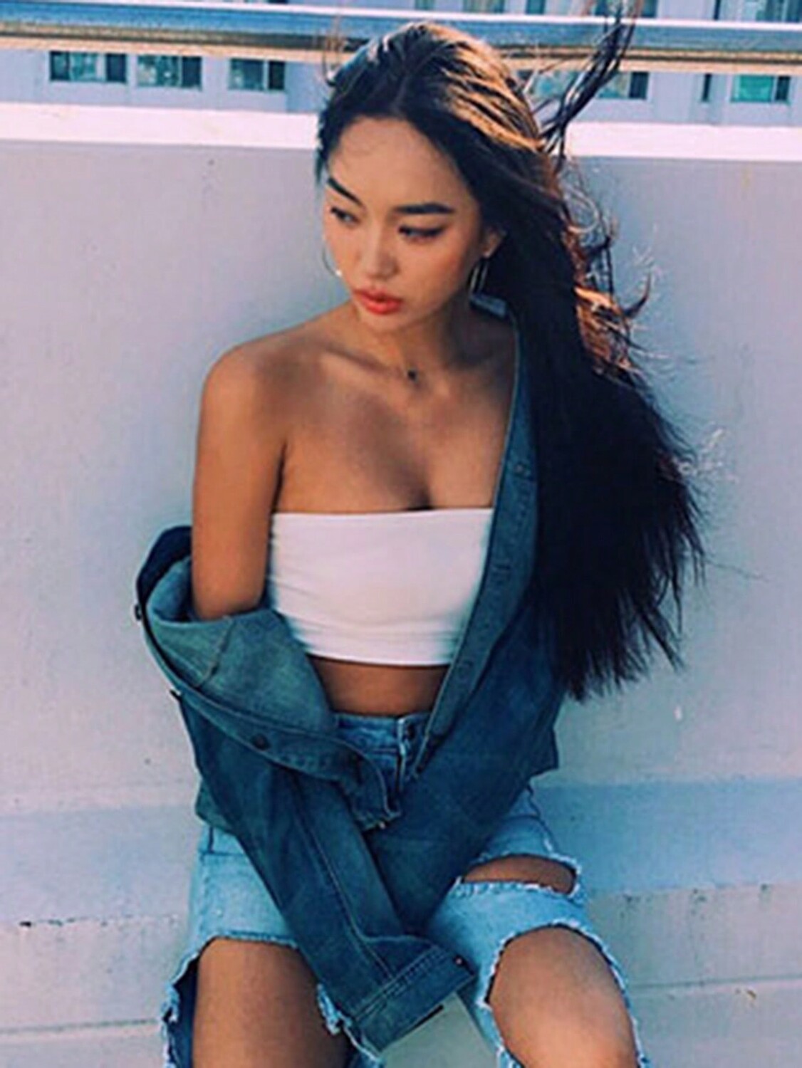 

DAZY женская укороченная рубашка без бретелек, белый цвет