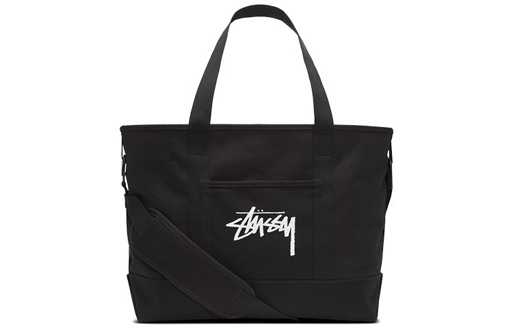 

Стильный хлопковый шоппер Stussy Collaboration унисекс черный Nike