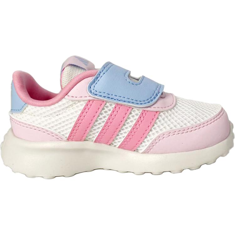 Низкие кроссовки RUN 70s AC I с износостойким верхом для малышей и младенцев Adidas, розовый/белый — фото 2