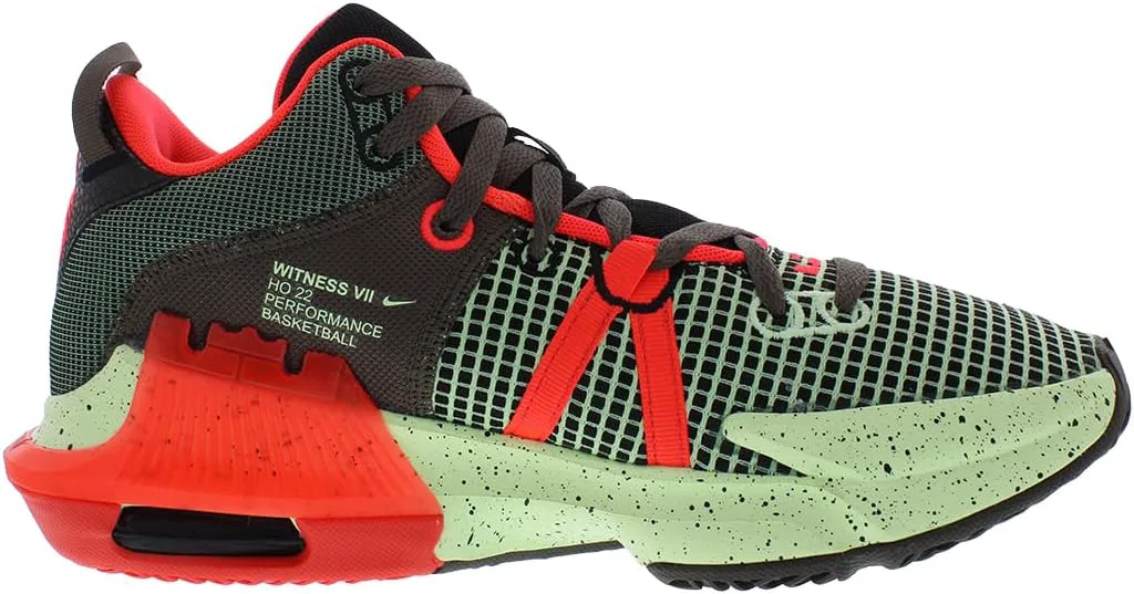 Мужские баскетбольные кроссовки Nike Lebron Witness 7, черный/ярко-малиновый — фото 3
