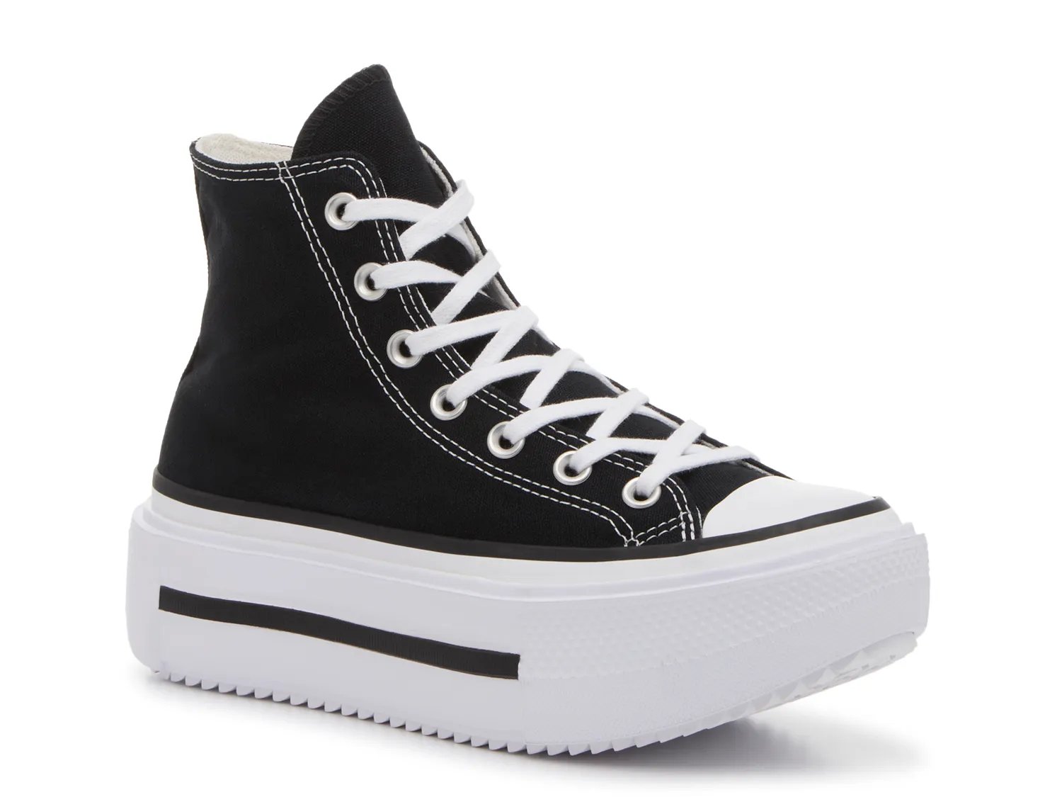 

Кроссовки Converse Chuck Taylor All Star Double Stack High-Top Platform Sneaker, черный