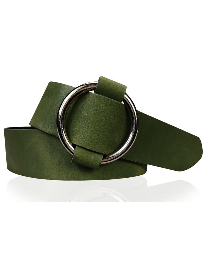 

Ремень FRONHOFER Damengürtel Ringschnalle, хаки