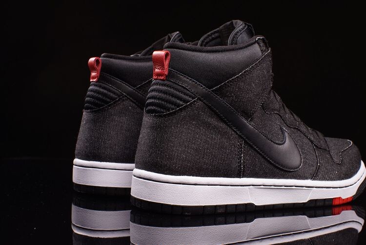 Кроссовки Nike Dunk CMFT High Black Denim, черный — фото 2