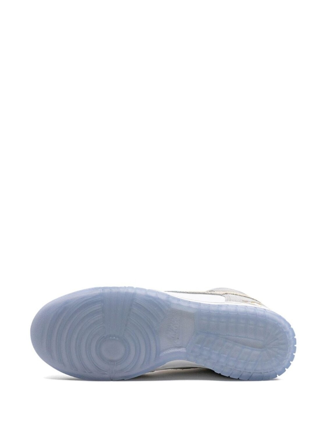 Кроссовки Dunk High Nike, белый — фото 4