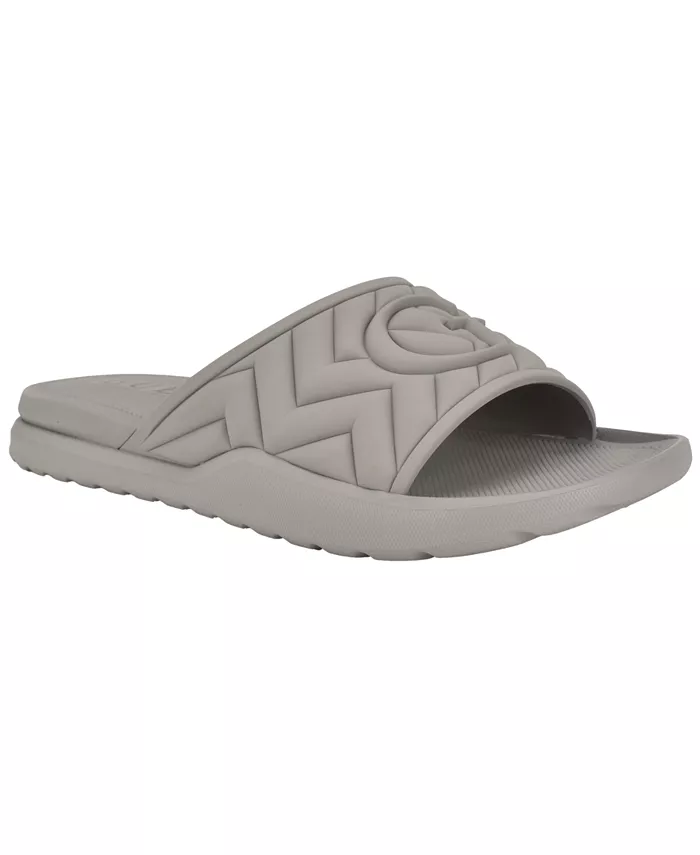 

Мужские модные слайды Moliano Branded Slip On GUESS, серый