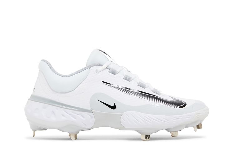 

Кроссовки Alpha Huarache Elite 4 Low 'White Black Wolf Grey', белый