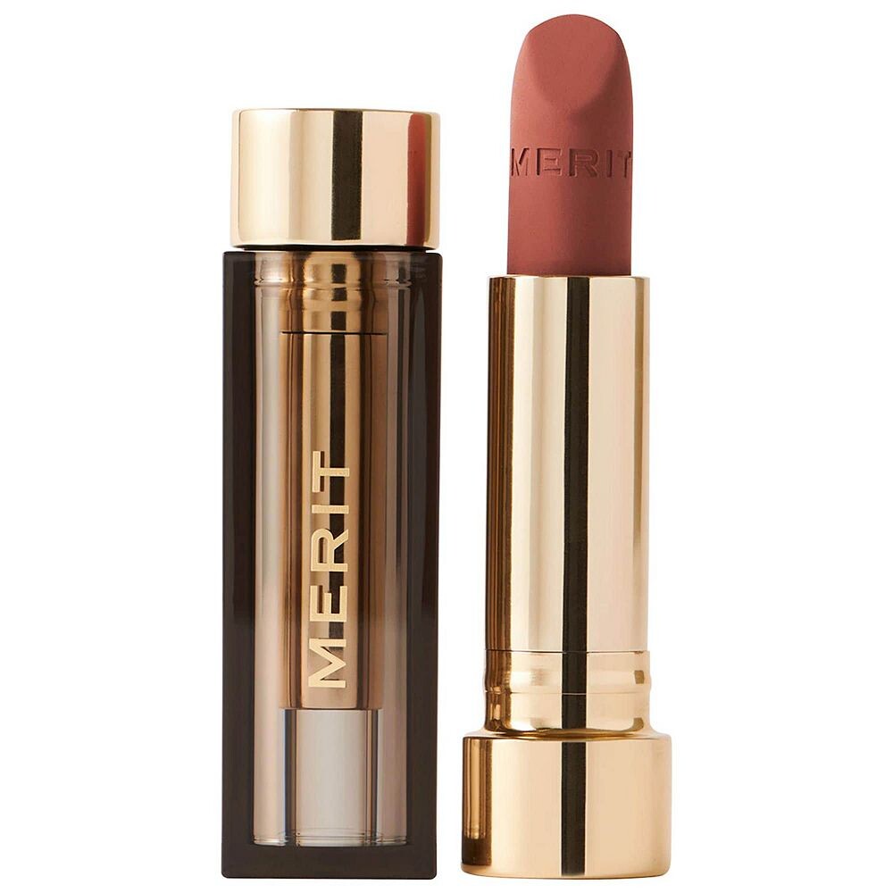 

Легкая матовая губная помада MERIT Signature Lip, цвет Antibes
