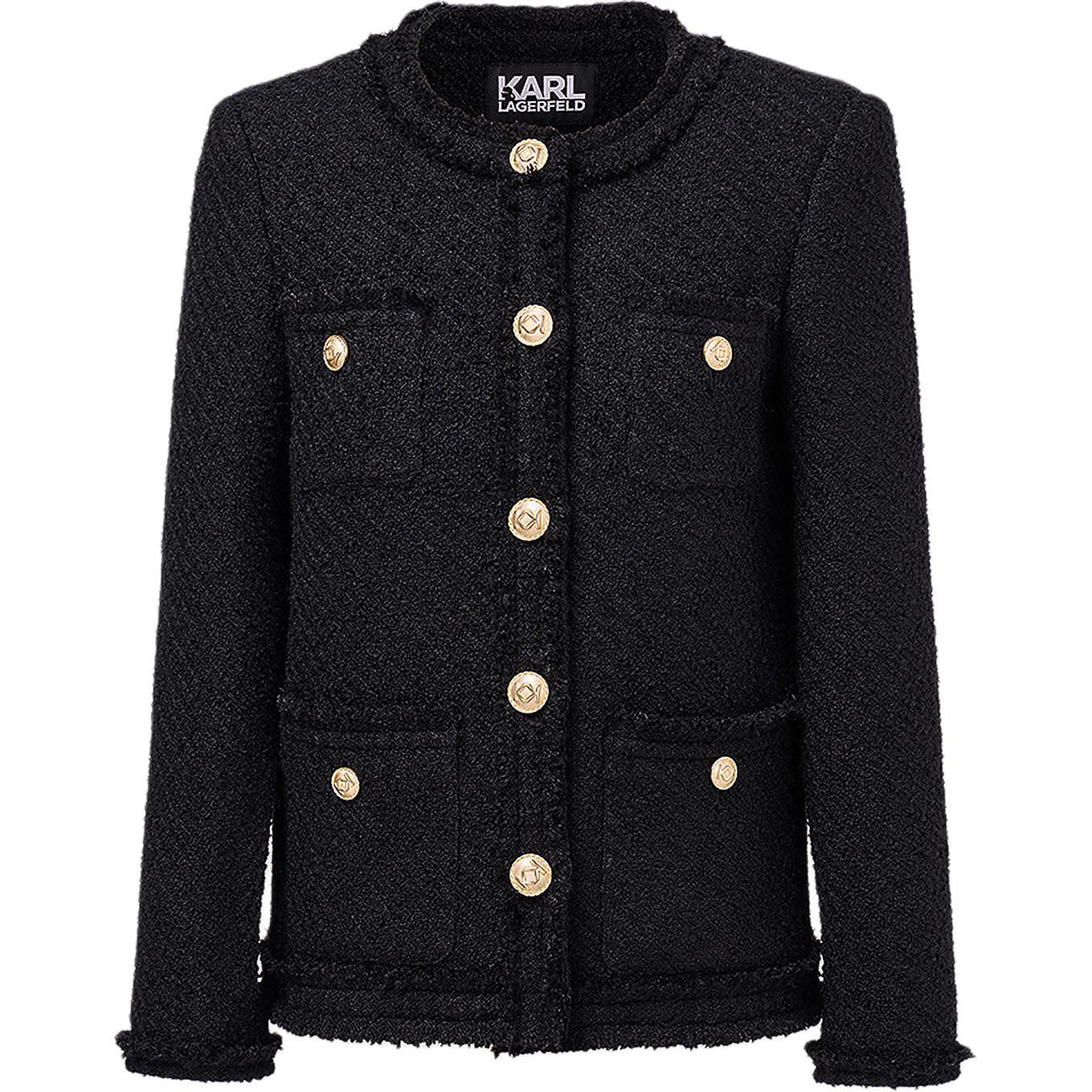 

KARL LAGERFELD / Karl Lagerfeld Jeans Куртка KARL LAGERFELD FW25 женская, Black