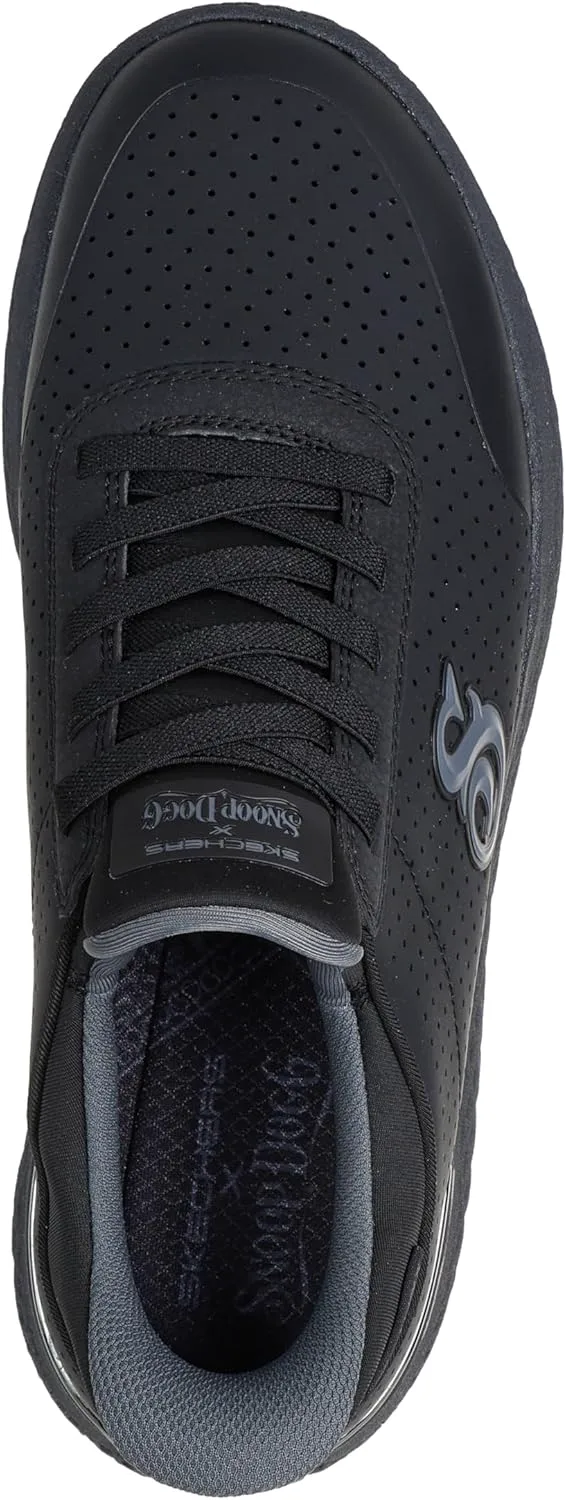 Мужские слипоны Skechers Snoop Vibez - удобные безручные Snooper, черный — фото 3