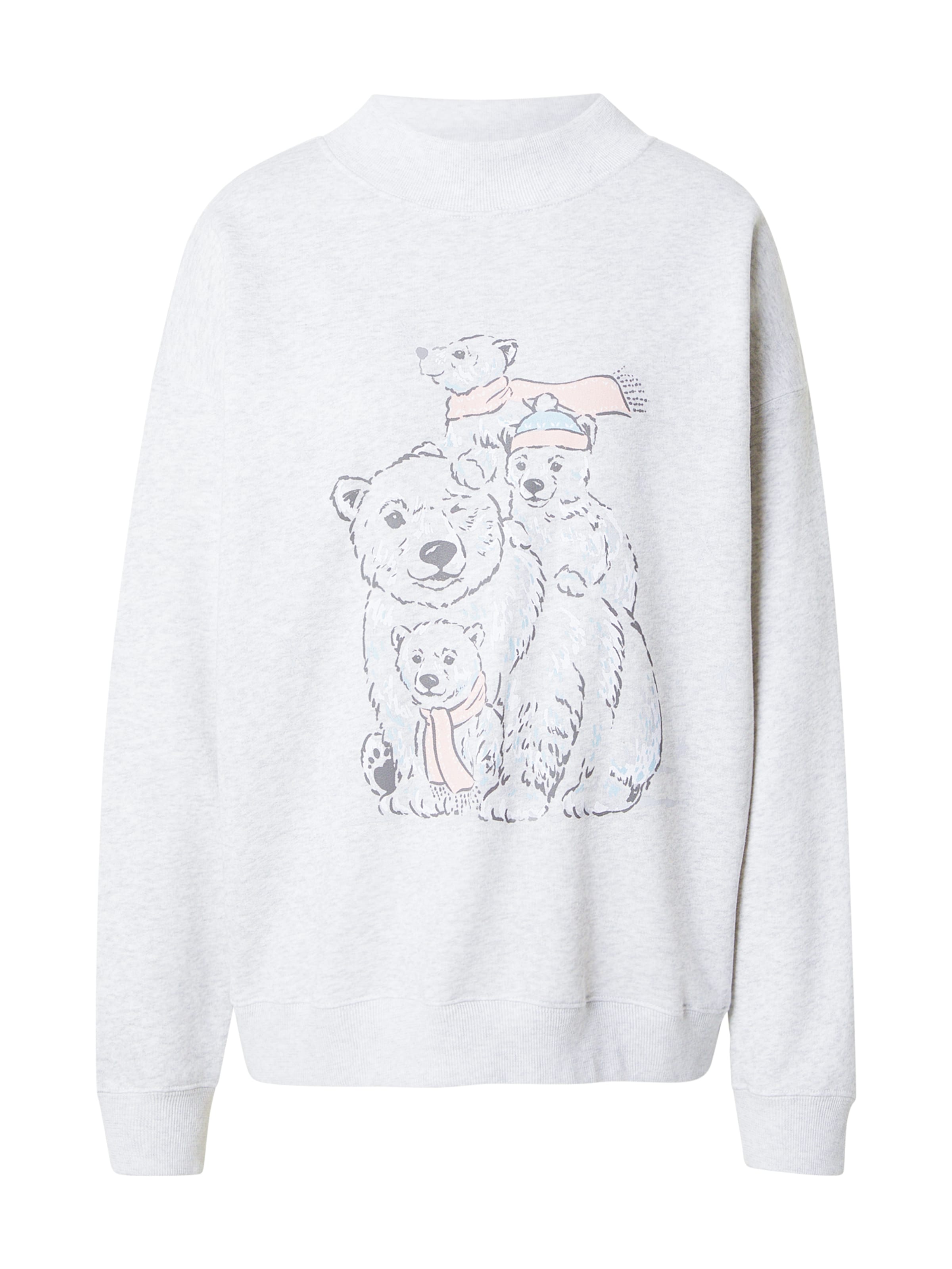 

HOLLISTER Свитшот 'XMAS' в светло-сером, темно-сером