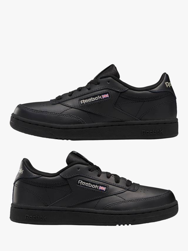 Детские кеды Club 85 Leather Reebok, Black — фото 3