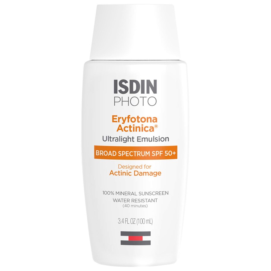 

Ультралегкий минеральный солнцезащитный крем Eryfotona Actinica SPF 50+ ISDIN, 3.4 oz /100 ml