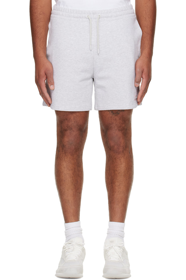 

Casablanca Серые шорты с нашивкой и логотипом «Casablanca»