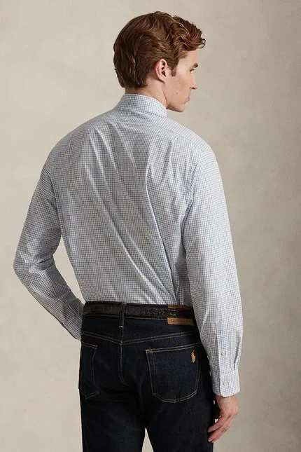 Рубашка из хлопка с эластаном Polo Ralph Lauren, белый — фото 2