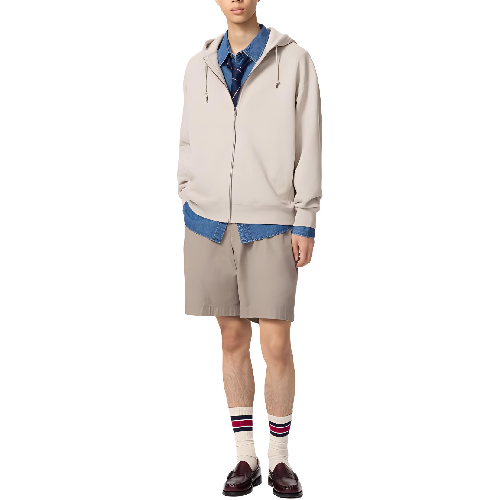 X JW Anderson Sweatshirt Unisex Beige UNIQLO, бежевый — фото 4