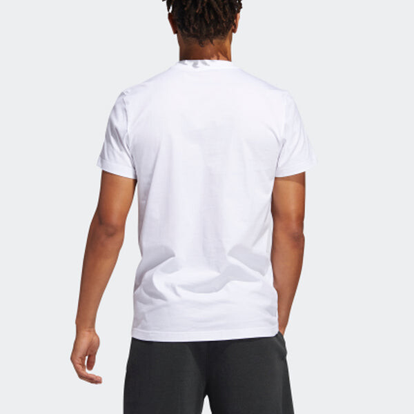 Футболка dame gu teebasketballsportsshort sleeve men white Adidas, белый — фото 4
