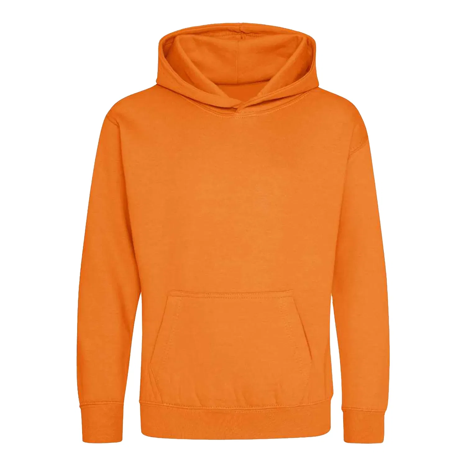 Худи детское на молнии Awdis, бледно-оранжевый