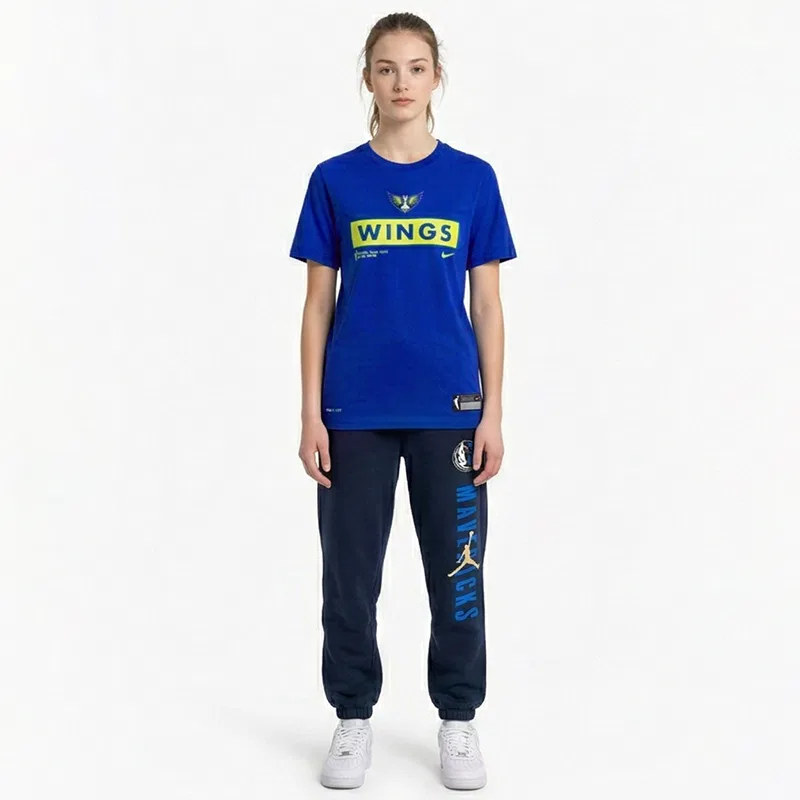 Футболка Grade School с круглым вырезом Nike, Blue — фото 4