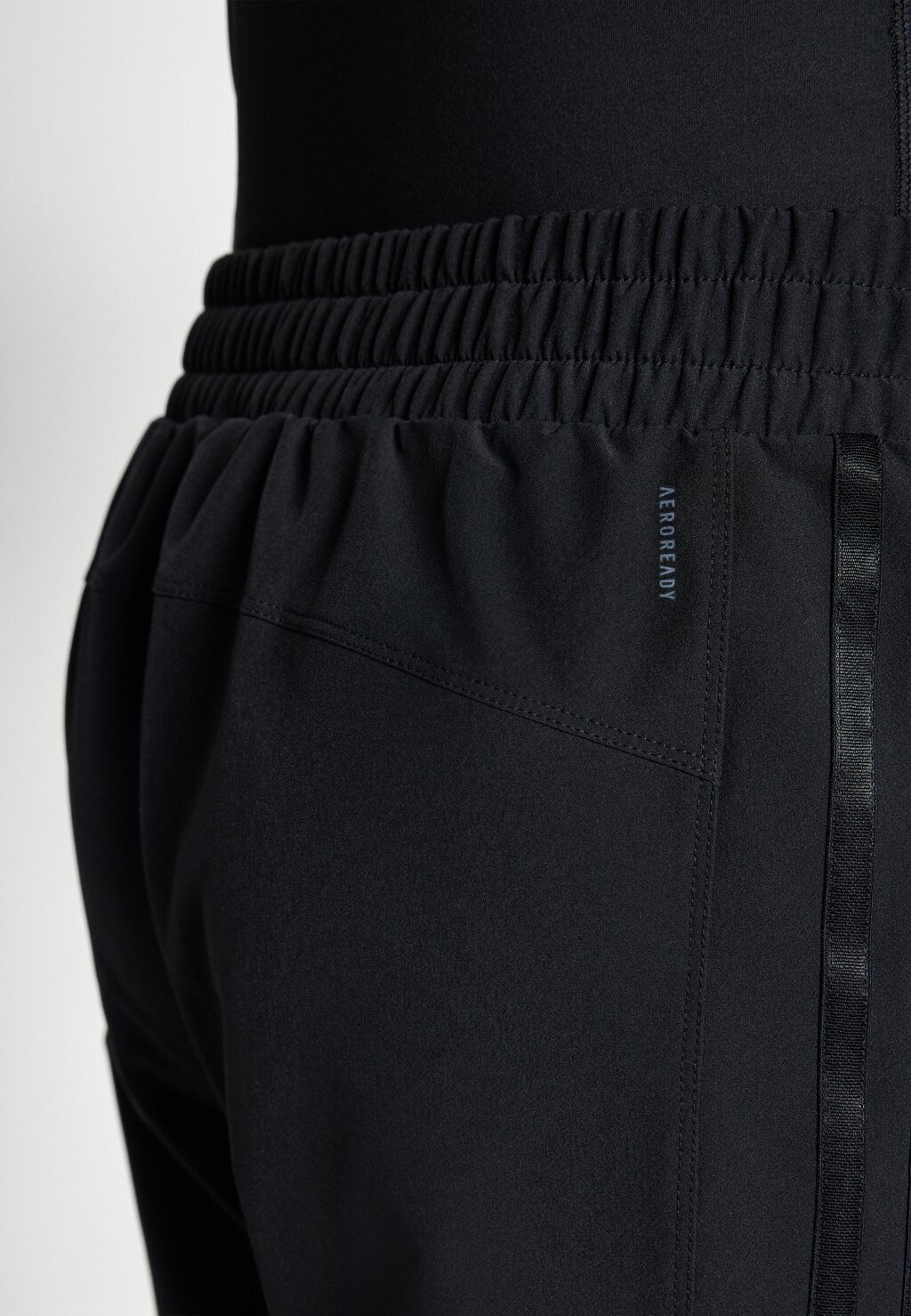 Спортивные брюки PACER ALL GYM STRIPES MID RISE adidas Performance, черный — фото 3