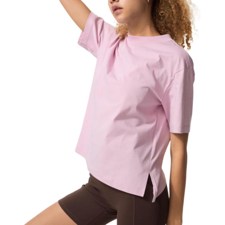 UNIQLO Футболка женская розовая — фото 2