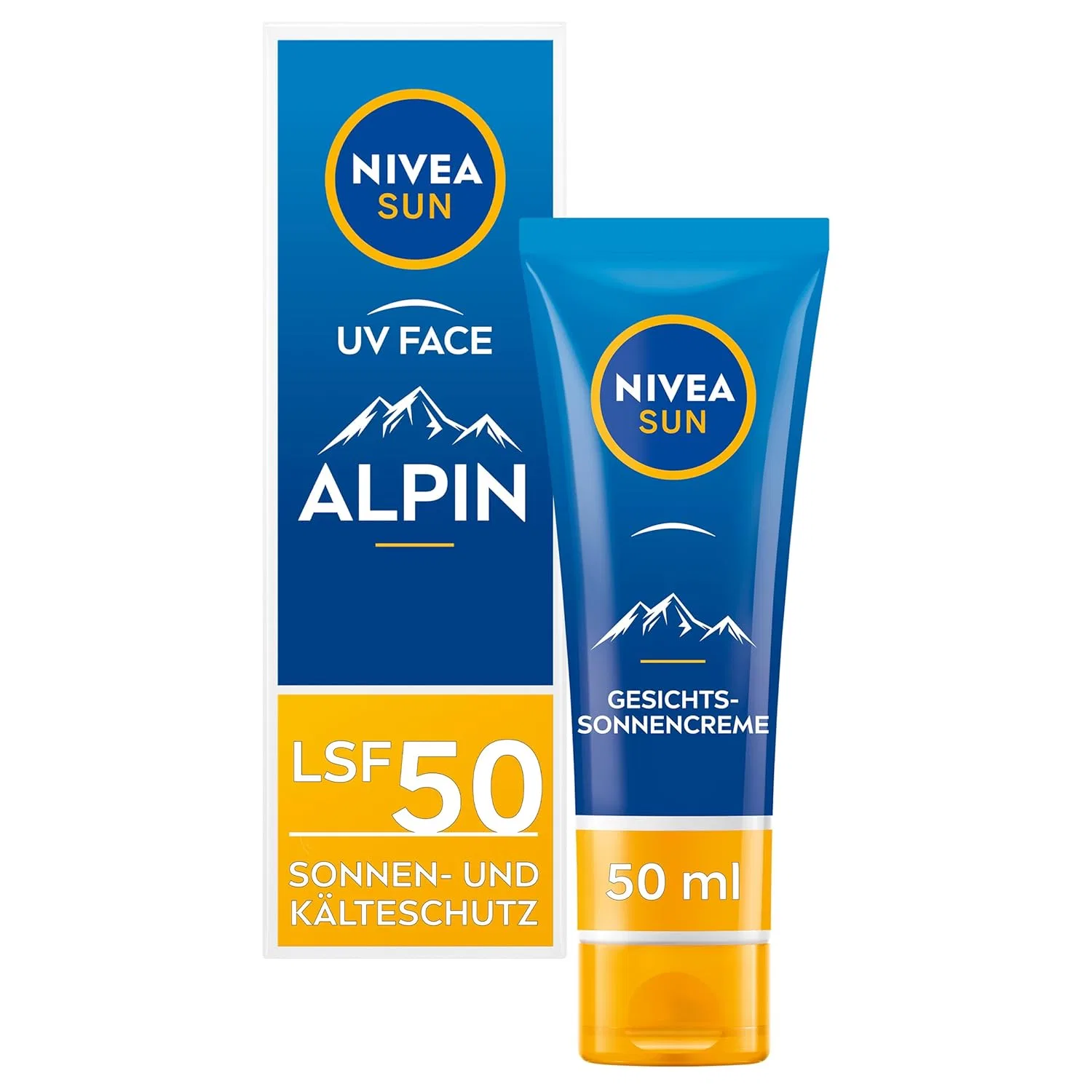 Солнцезащитный крем для лица NIVEA SUN UV Face Alpine SPF 50, 50 мл Beiersdorf