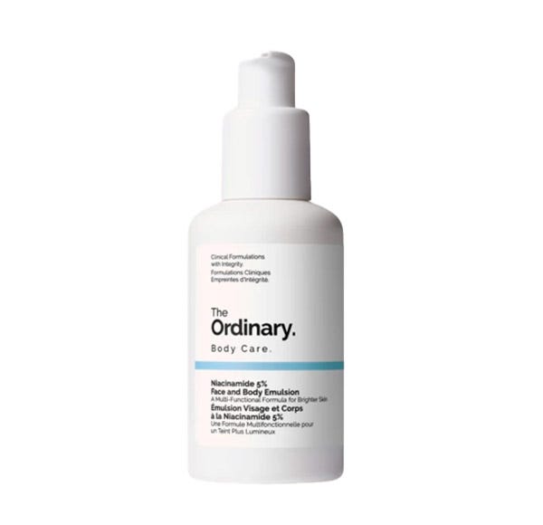 

Сыворотка против темных пятен для лица и тела THE ORDINARY Niacinamide 5% Face And Body Emulsion, 100 мл