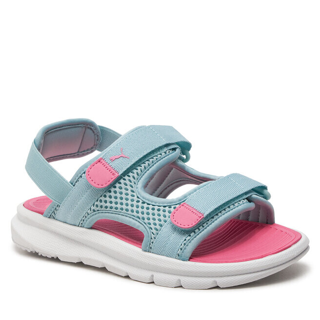 Сандалии Puma Evolve Sandal Jr 390449 09 Turquoise Surf-Fas, бирюзовый — фото 2