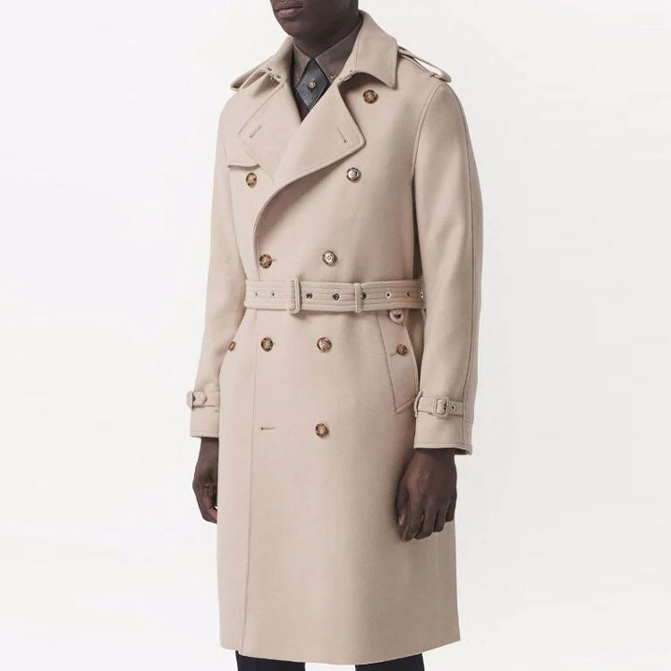 Тренчкот мужской Burberry, классический, светло-хаки — фото 4
