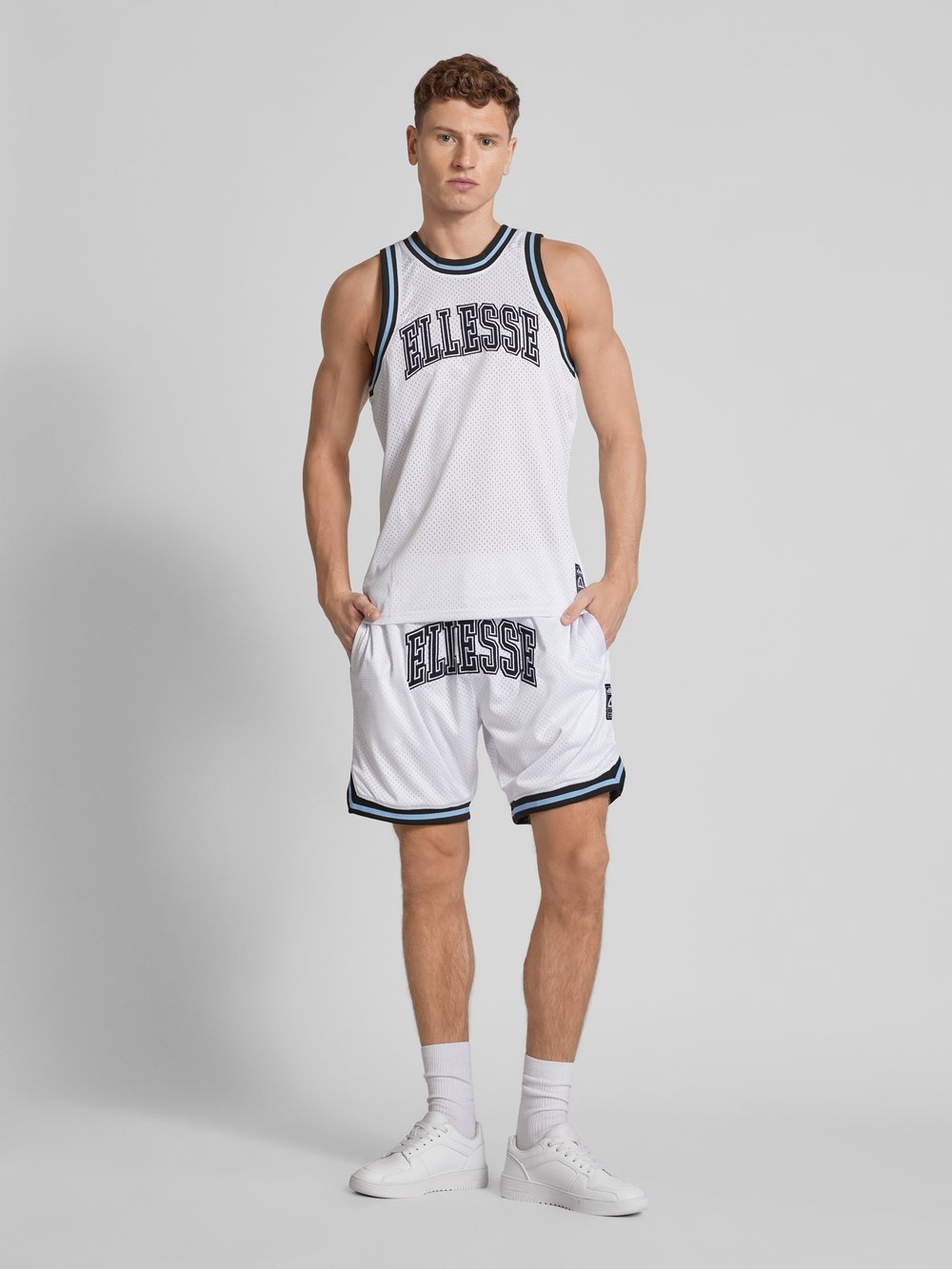 

Шорты с эластичным поясом Ellesse, белый