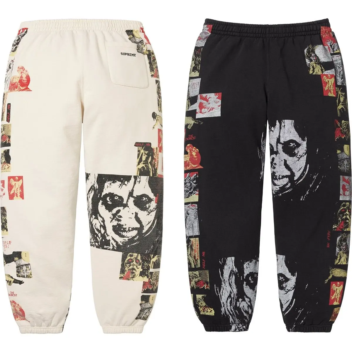 Толстовка exorcist fw25 week7 вязаные спортивные штаны unisex Supreme, Natural/Natural — фото 4