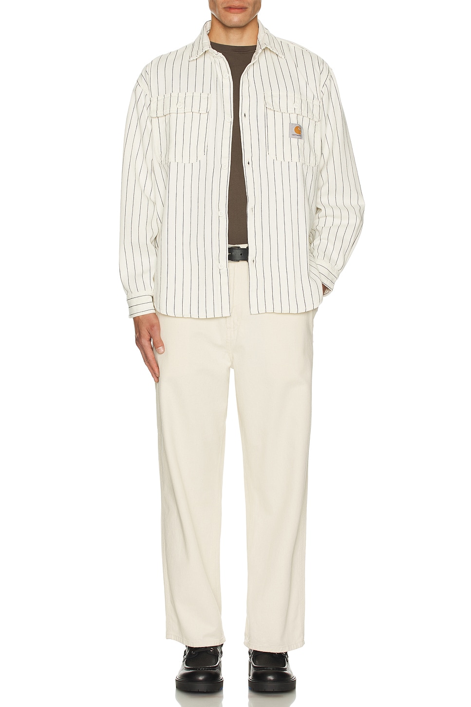 

Hendry Куртка-рубашка Carhartt Wip, Rinsed Seaton Stripe, Wax, & Dark Navy