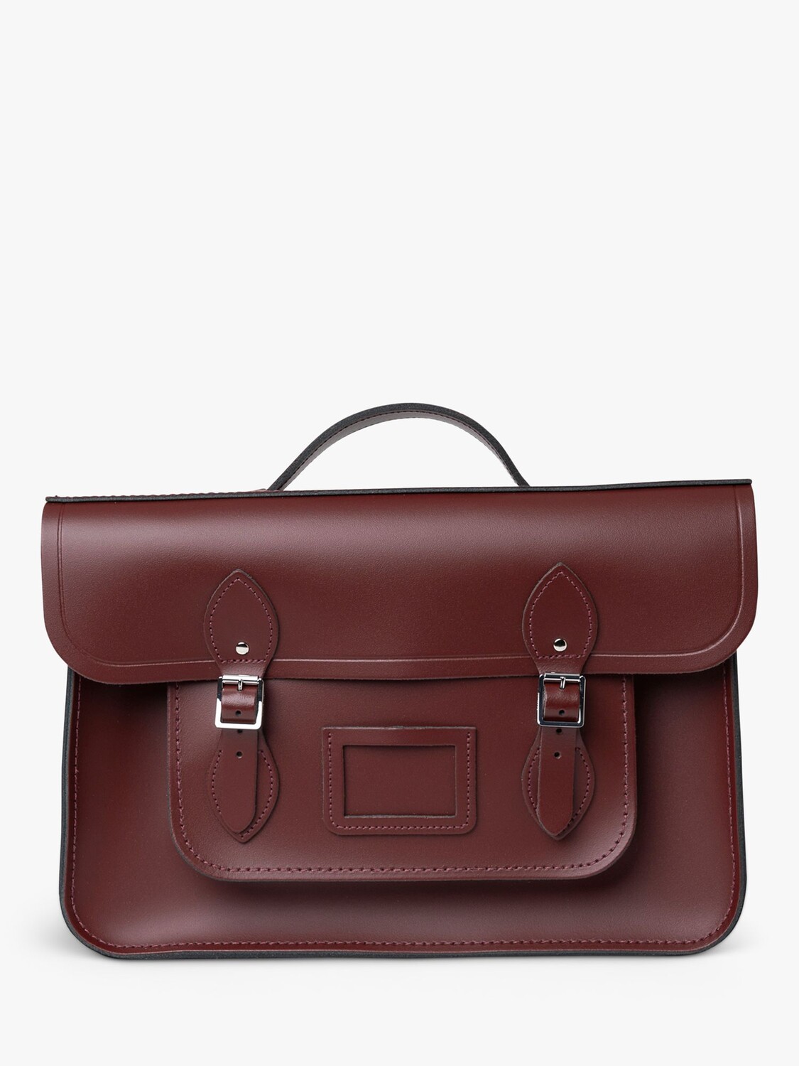 

Кожаная сумка Cambridge 15 дюймов The Cambridge Satchel Company, бычья кровь