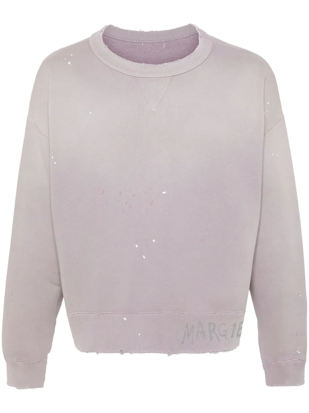 

Толстовка Handwritten MAISON MARGIELA, фиолетовый