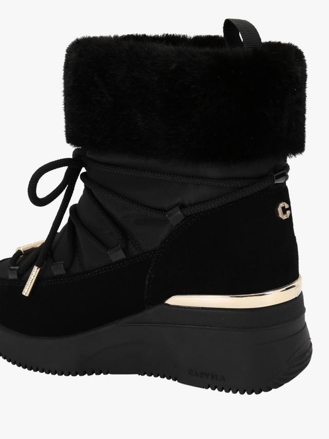 Ботинки Skyline Wedge с высоким берцем из матовой замши Carvela — фото 4