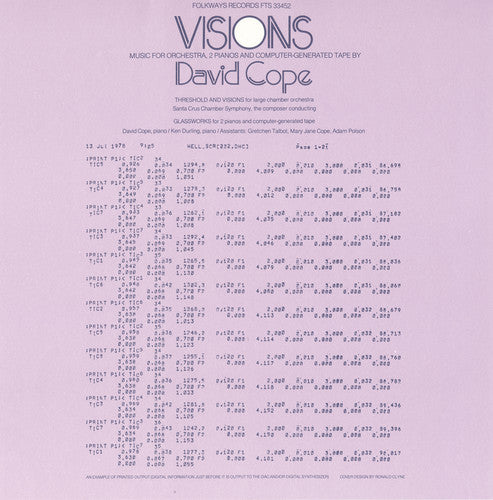 

CD диск Cope, David: Visions - Music for Orchestra 2 Pianos