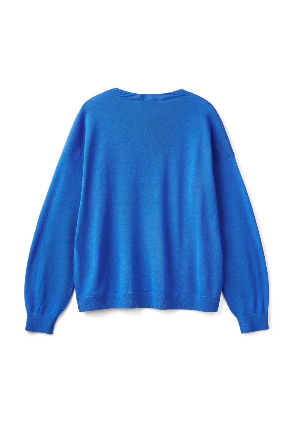 

Джемпер RELAXED FIT PLAIN WITH EDGES United Colors of Benetton, синий