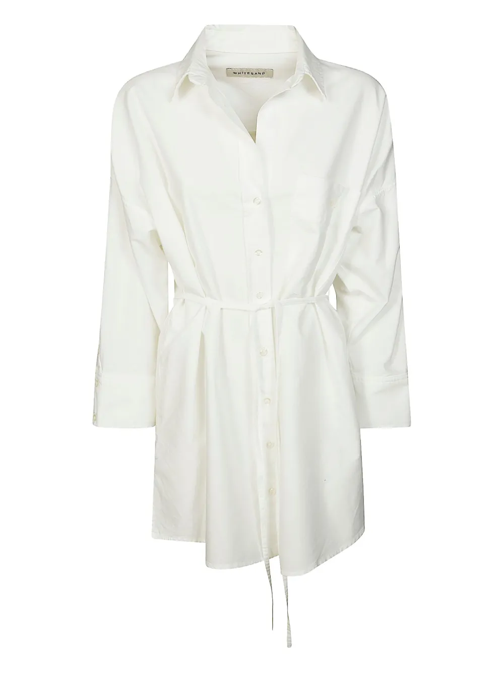 

Рубашка с поясом White Sand, белый