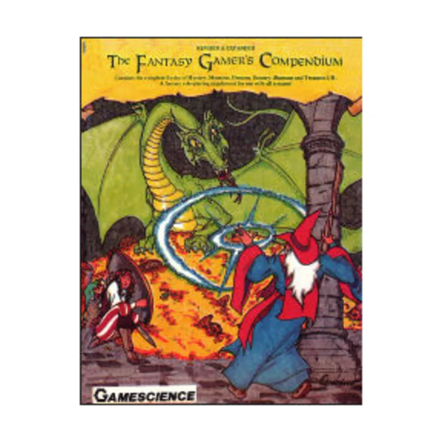 

Fantasy Gamer's Compendium (Revised & Expanded), Fantasy Role Playing Games, Supplements & Supplies (Gamescience), мягкая обложка