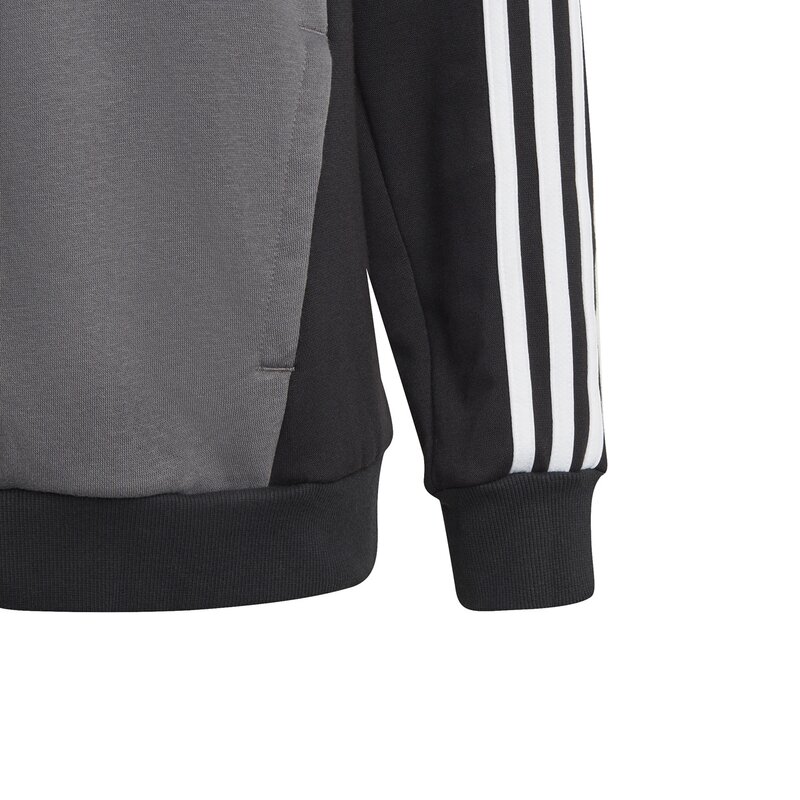 Детская толстовка с капюшоном Tiberio с тремя полосками и цветными блоками Adidas, мультиколор — фото 3
