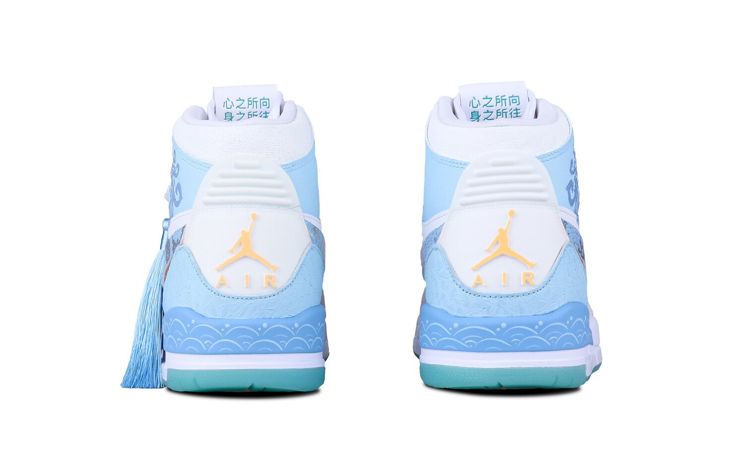 Мужские баскетбольные кроссовки Jordan Legacy 312 Vintage, Star Dawn Blue — фото 3