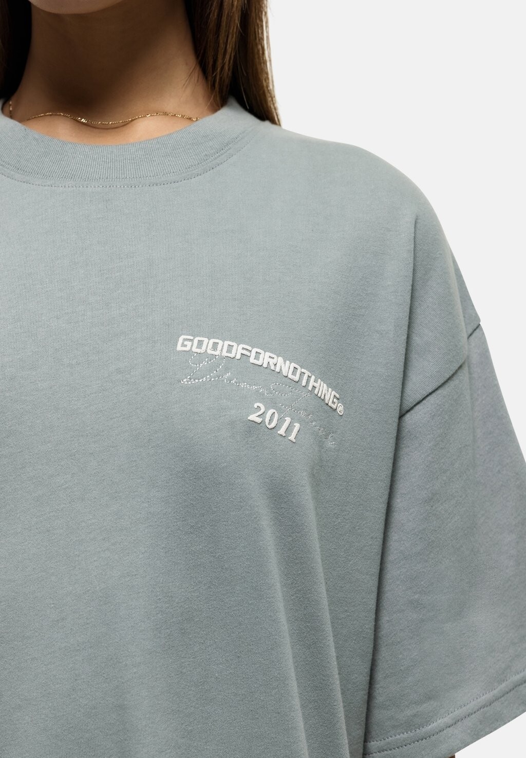 

Футболка с принтом FOREVER SLATE GREY T-SHIRT Good For Nothing, сине-серый