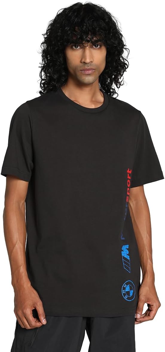 

Футболка PUMA Motorsports MOTORBMW MMS с логотипом, черный