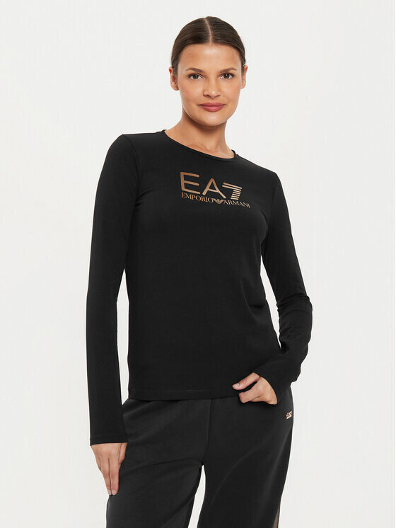 

Узкая блузка Ea7 Emporio Armani, черный