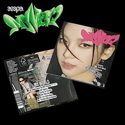 

CD диск Aespa: MY WORLD - The 3rd Mini Album - POSTER Ver. [KARINA Cover]