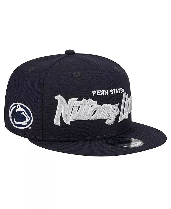 

Мужская темно-синяя бейсболка Penn State Nittany Lions Team Script 9Fifty Snapback New Era