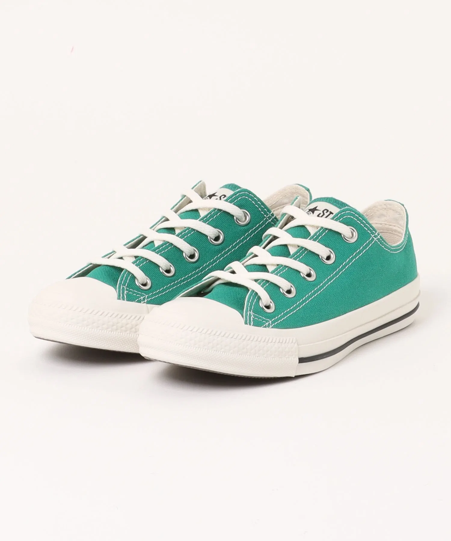 Мужские кеды Converse All Star Wash Canvas OX изумрудного цвета