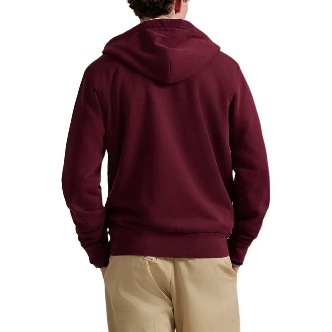 Polo Ralph Lauren Худи на молнии, Burgundy — фото 4
