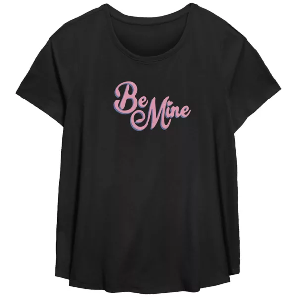 

Футболка oversize с принтом "Будь моей" Unbranded, черный