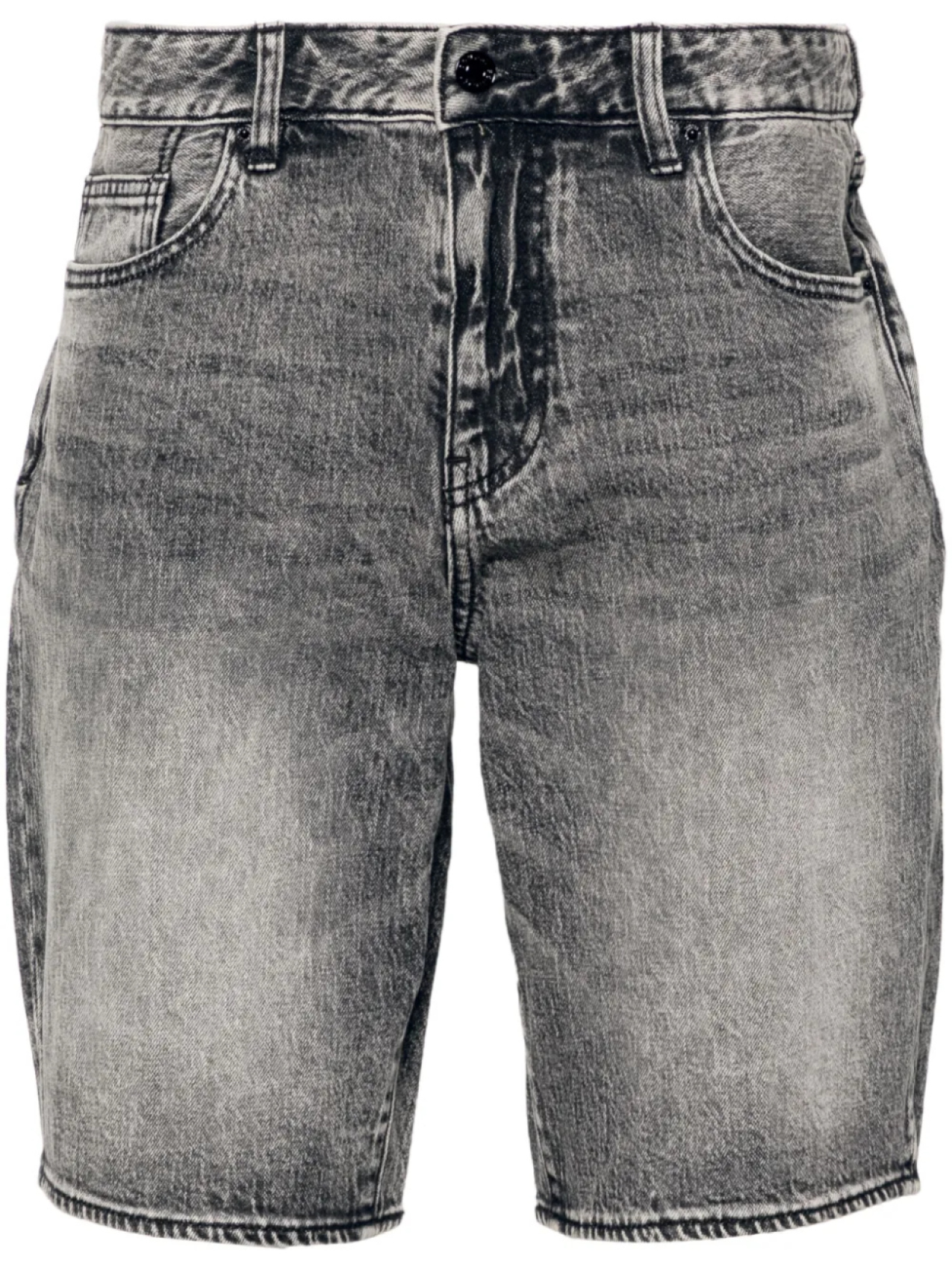 

Шорты из вареного денима Armani Exchange, серый